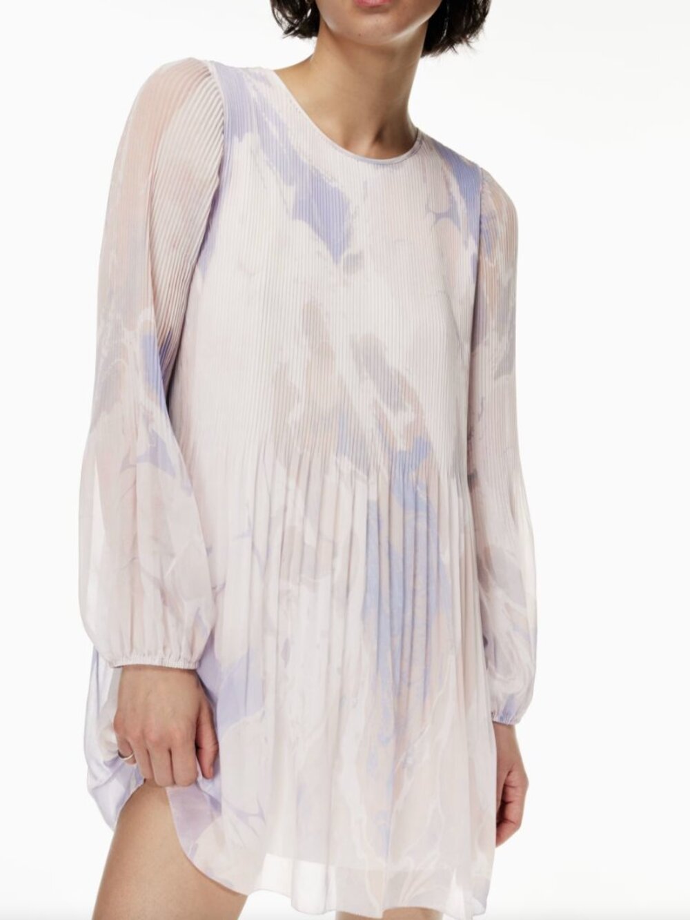 Aritzia Daydreamer Mini Dress in XL - pinky purpley blue